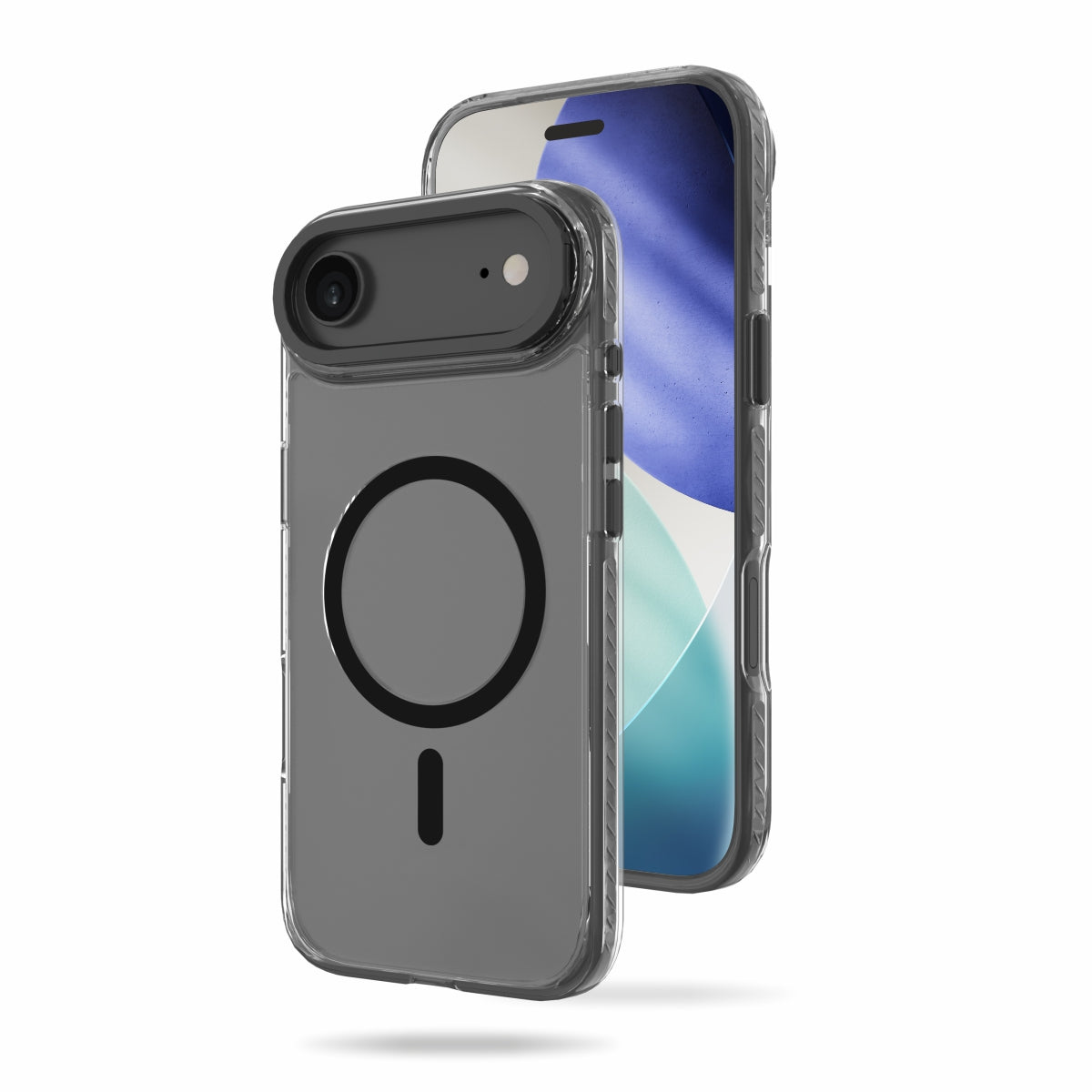 Troy Case for iPhone 17 Air Protective Case with Metal Camera Ring and Buttons