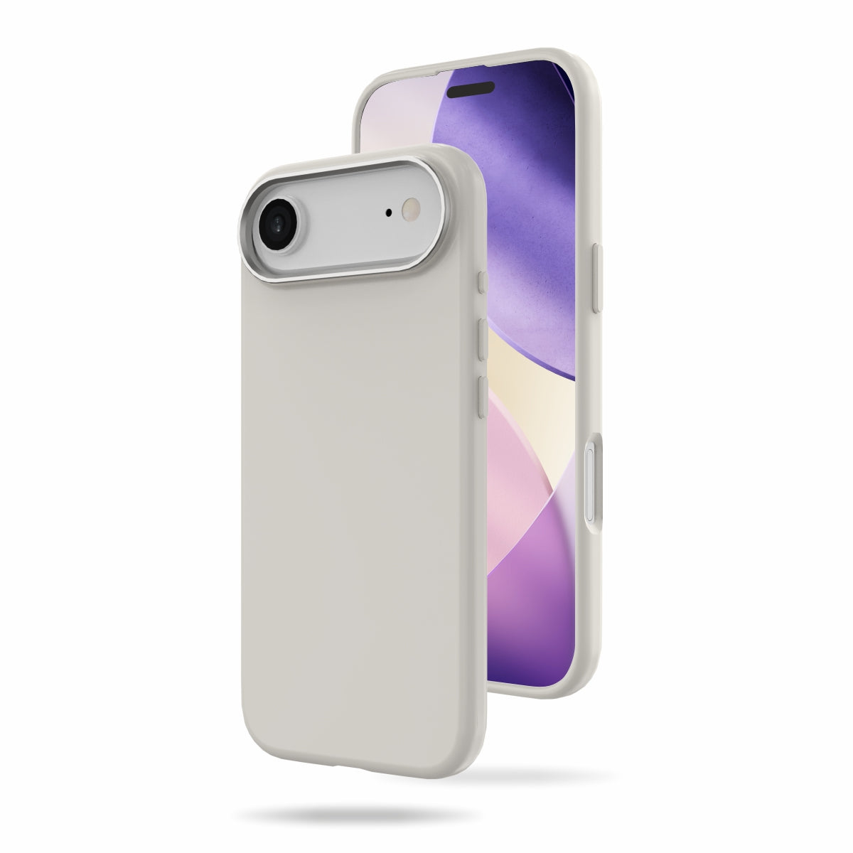 Capri Case for iPhone 17 Air Liquid Silicone Case with Metal Camera Ring and Buttons