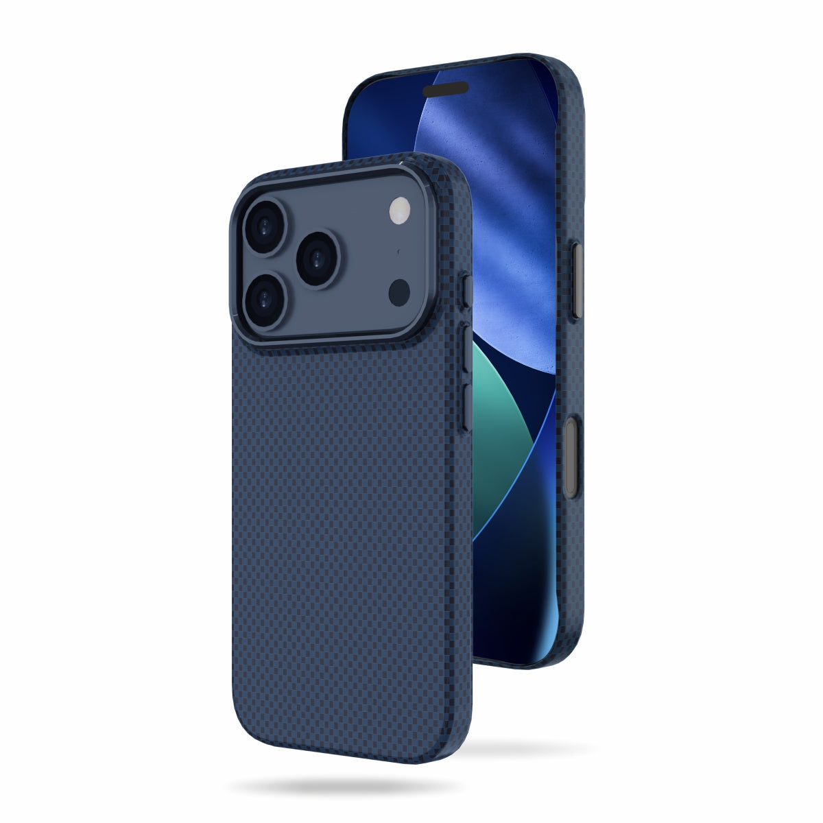 Slim Case for iPhone 17 Pro / Pro Max, 1.5mm PC Slim Case with Metal Camera Ring and Metal Buttons