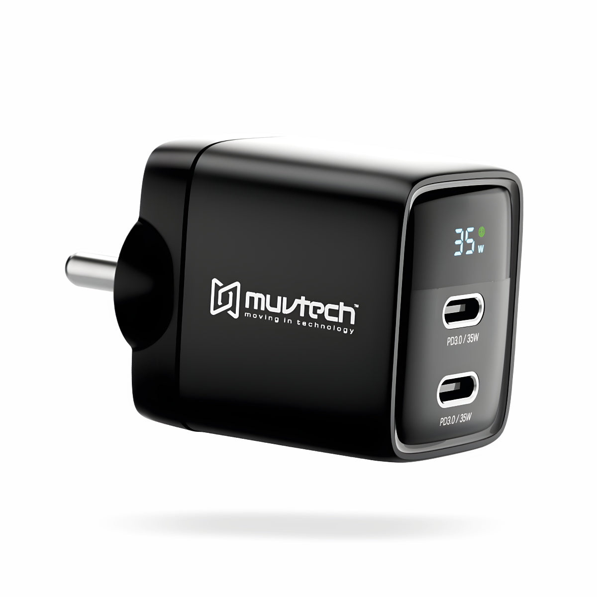 35W Dual Port Type-C Mobile Wall Charger – Fast Dual Charging for USB-C Devices