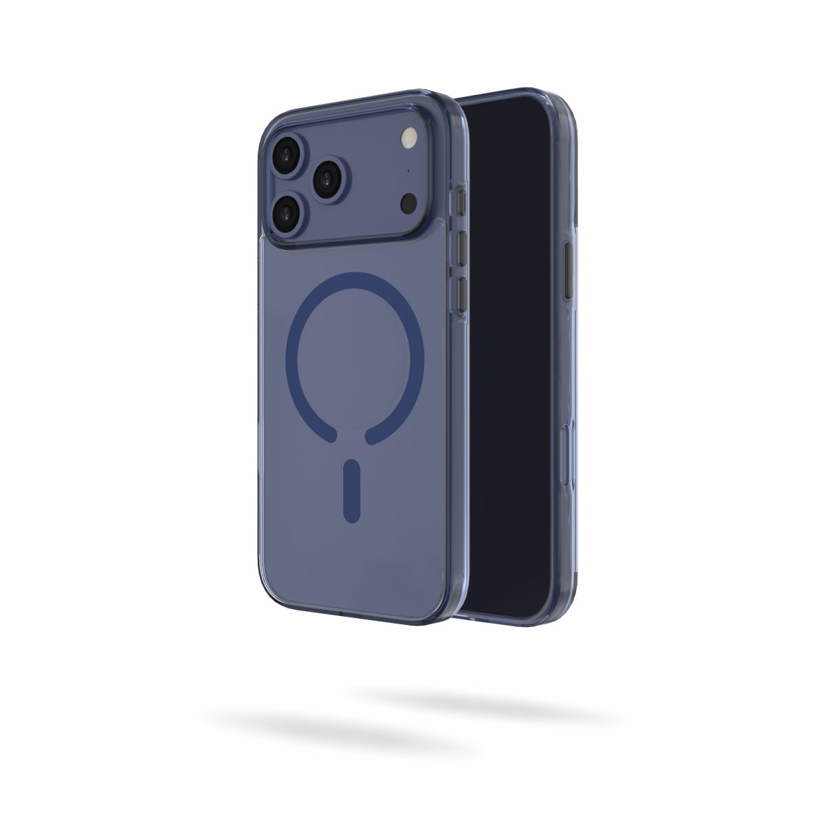 Plyo Case for iPhone 17 Pro/Pro Max Transparent With Coloured Sides Hybrid case, Anti-Yellow Case