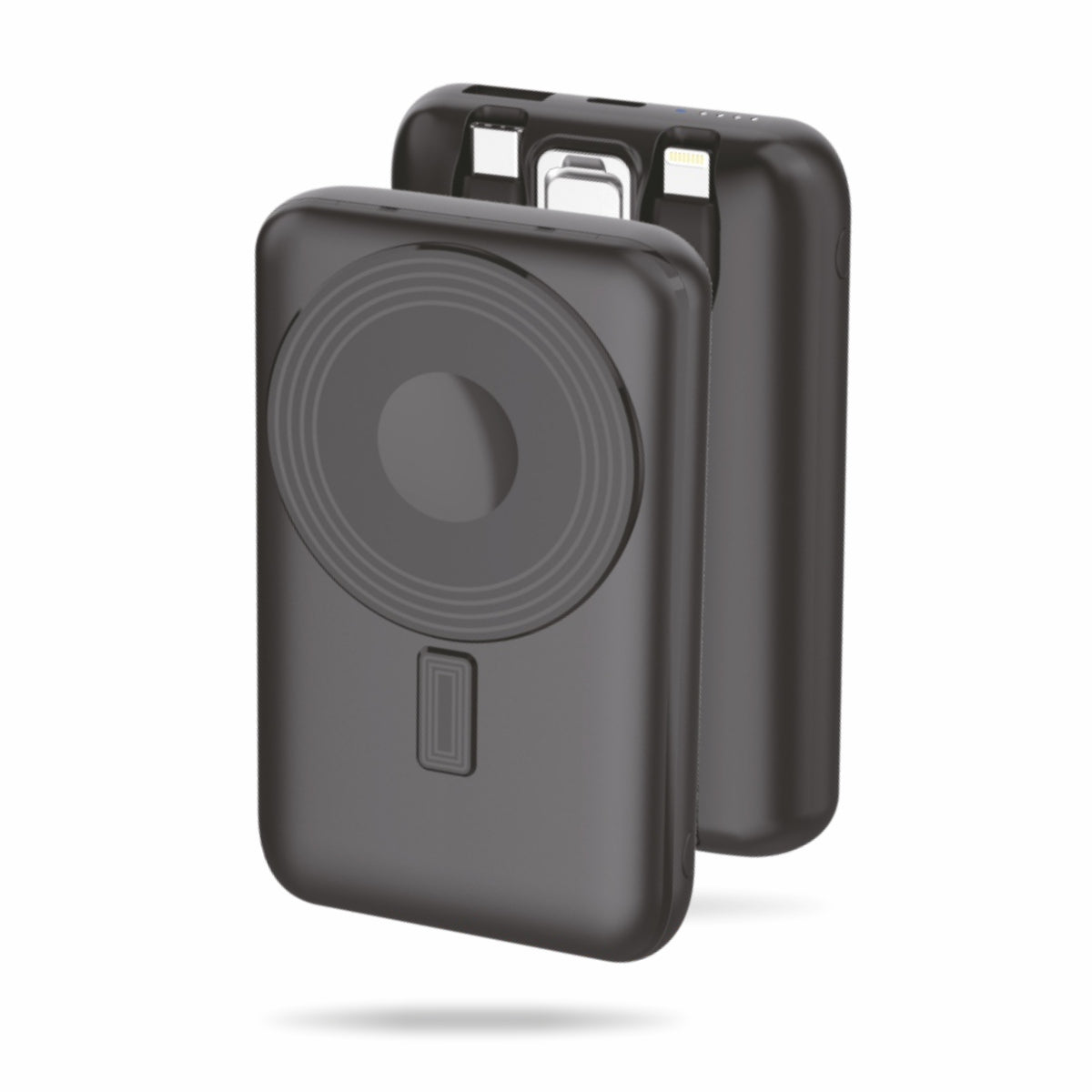 Pocket Link 10000mAh MagSafe Power Bank With Cables.