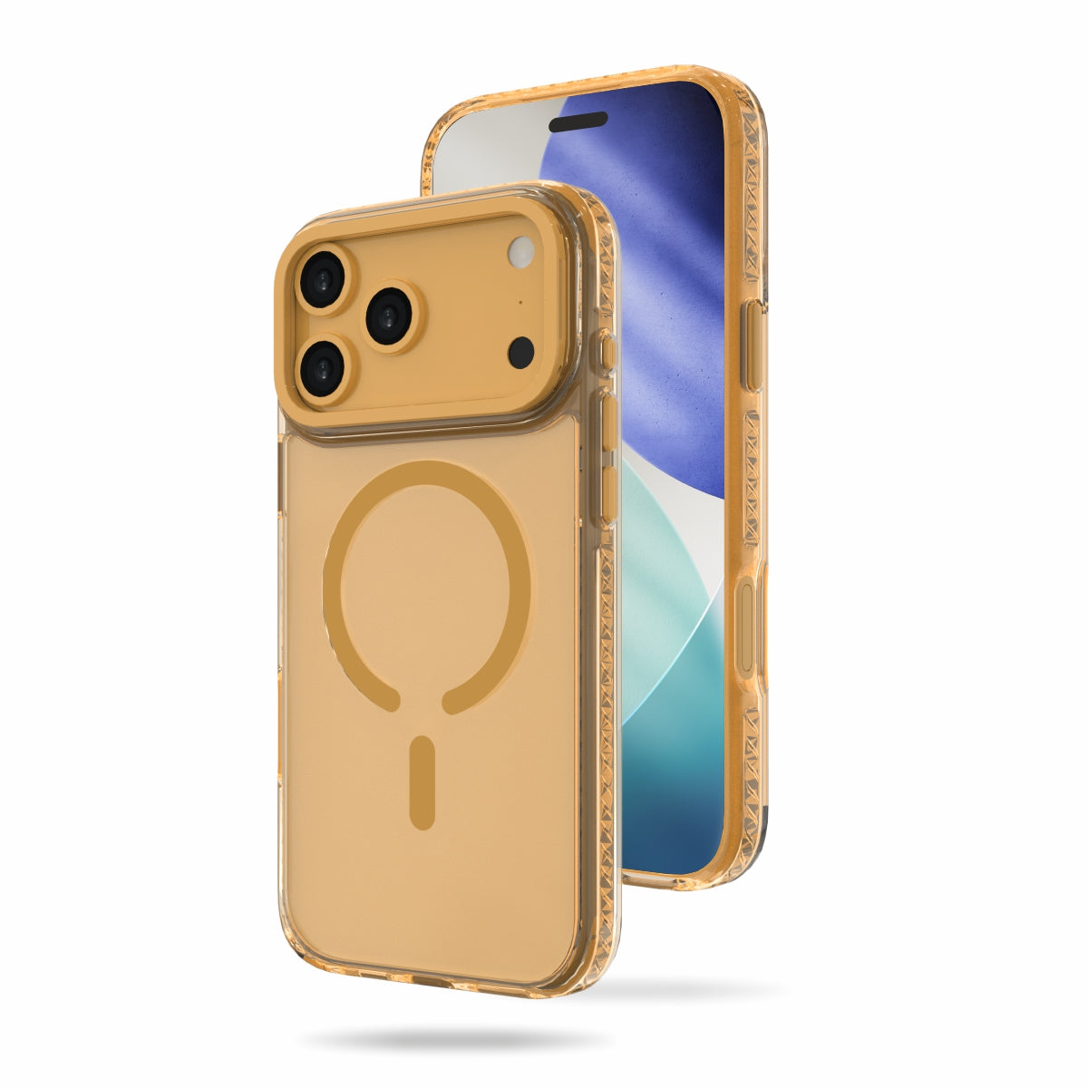 Troy Case for iPhone 17 Pro / Pro Max Protective Case with Metal Camera Ring and Buttons