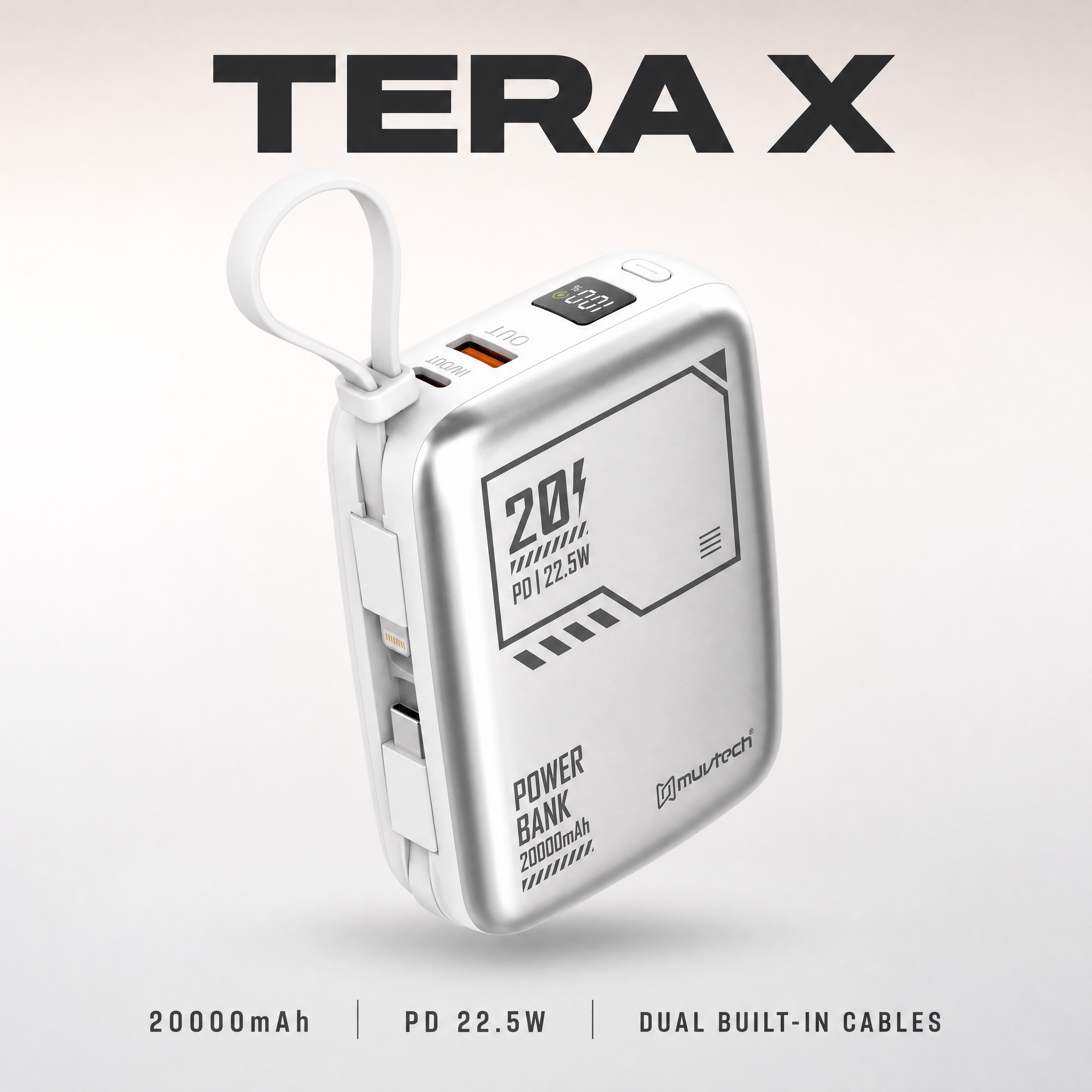 Tera X 20000mAh Power Bank