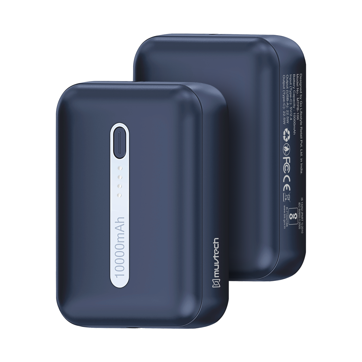 Zip 10- 10000mAh Fast Charging Power Bank