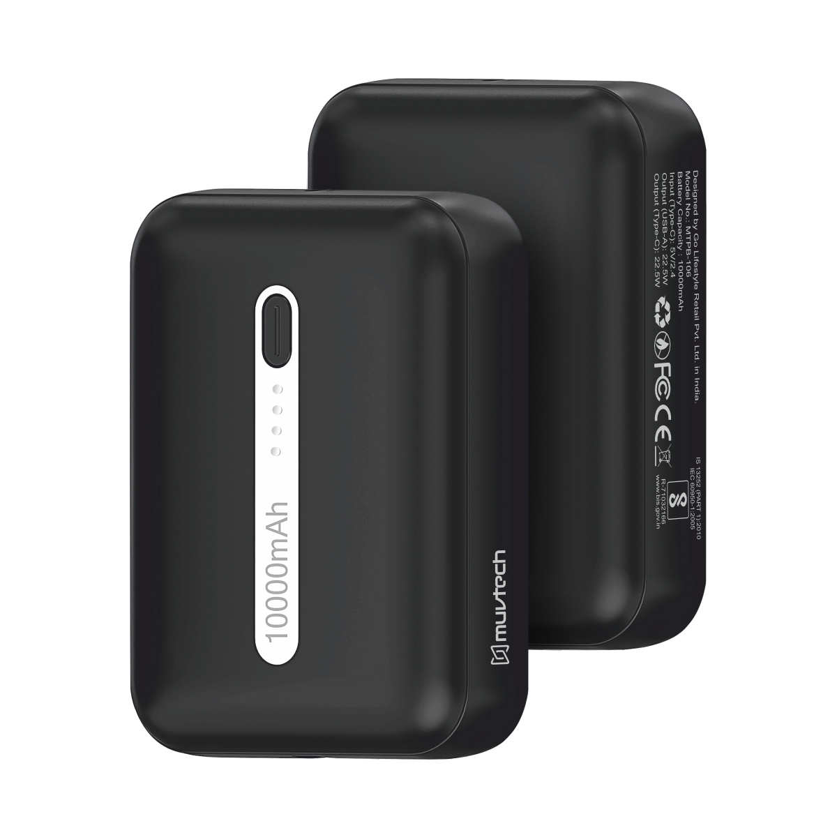 Zip 10- 10000mAh Fast Charging Power Bank