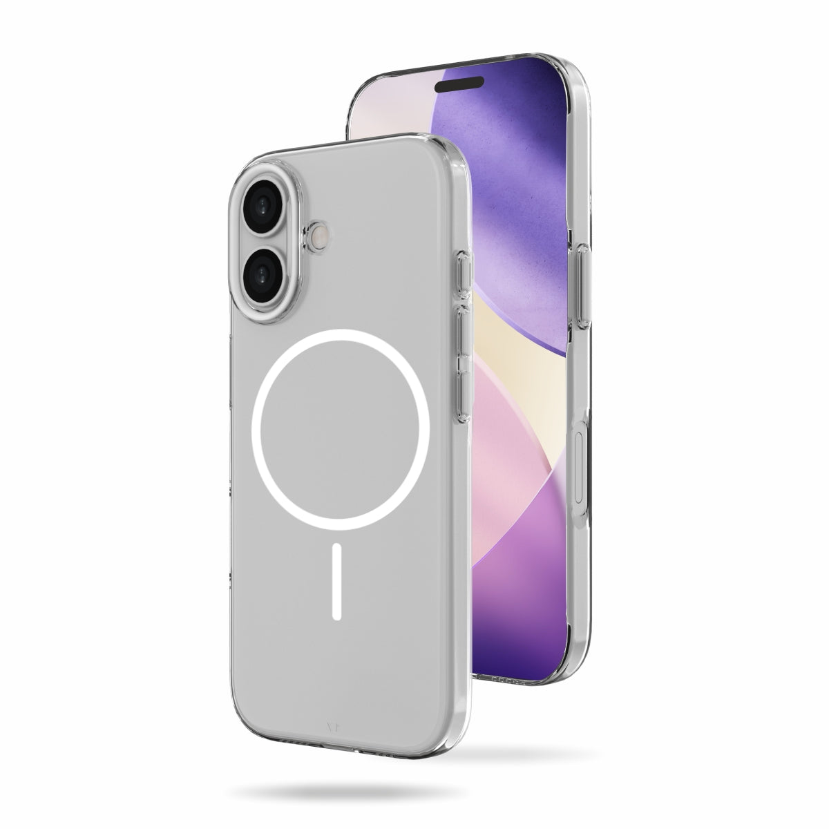 Crystal Halo Case for iPhone 17 Series, Slim Case with Camera Protection Bump, Anti-Yellow Case