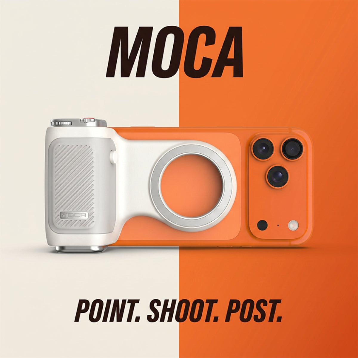 Moca iPhone Camera Grip with Controls