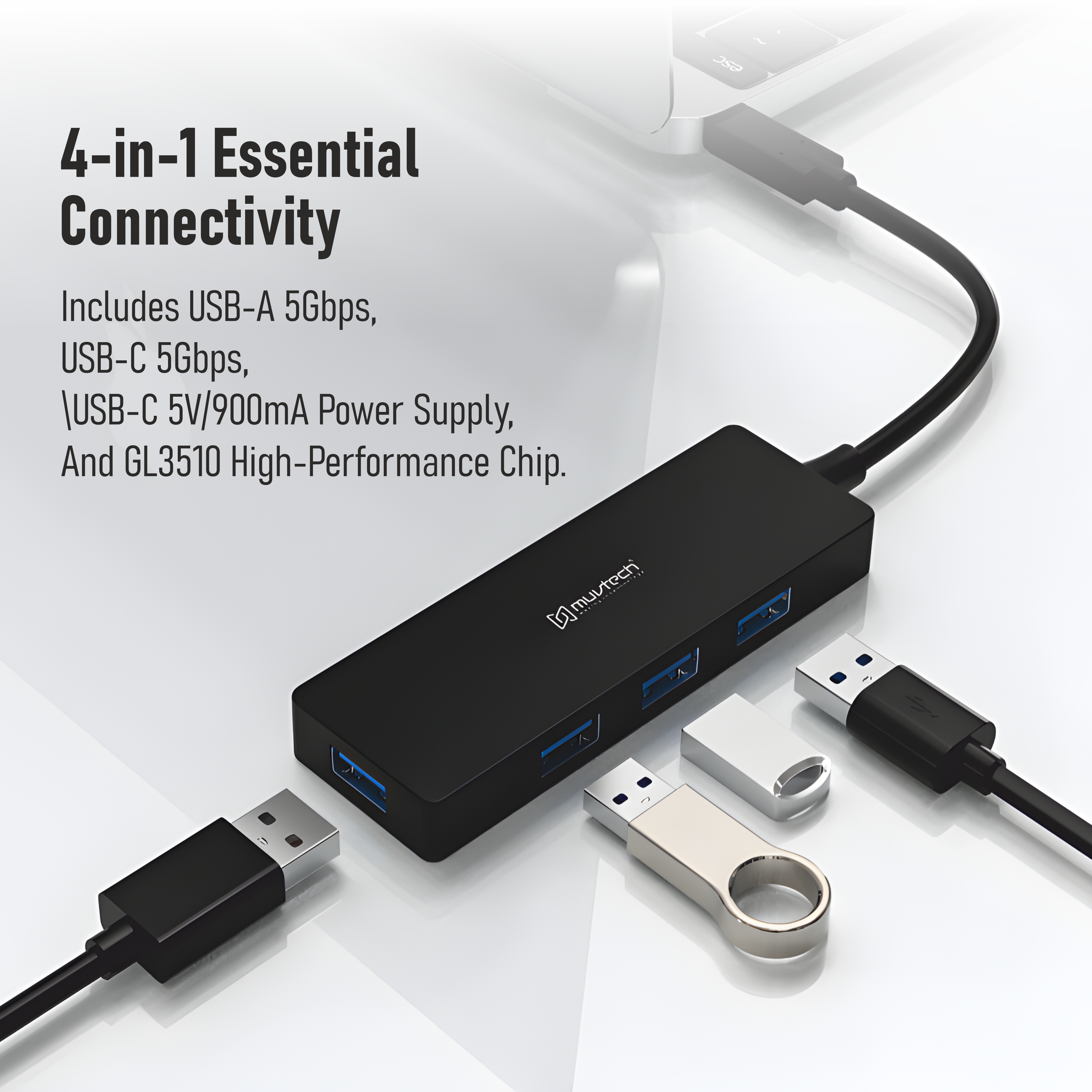 Unity Link 4-in-1 USB-C Hub