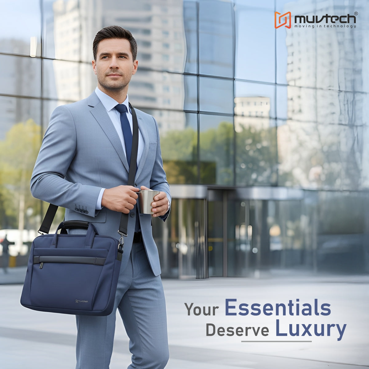 Muvtech Ruvo Laptop Bag for Laptops Up to 14 inches