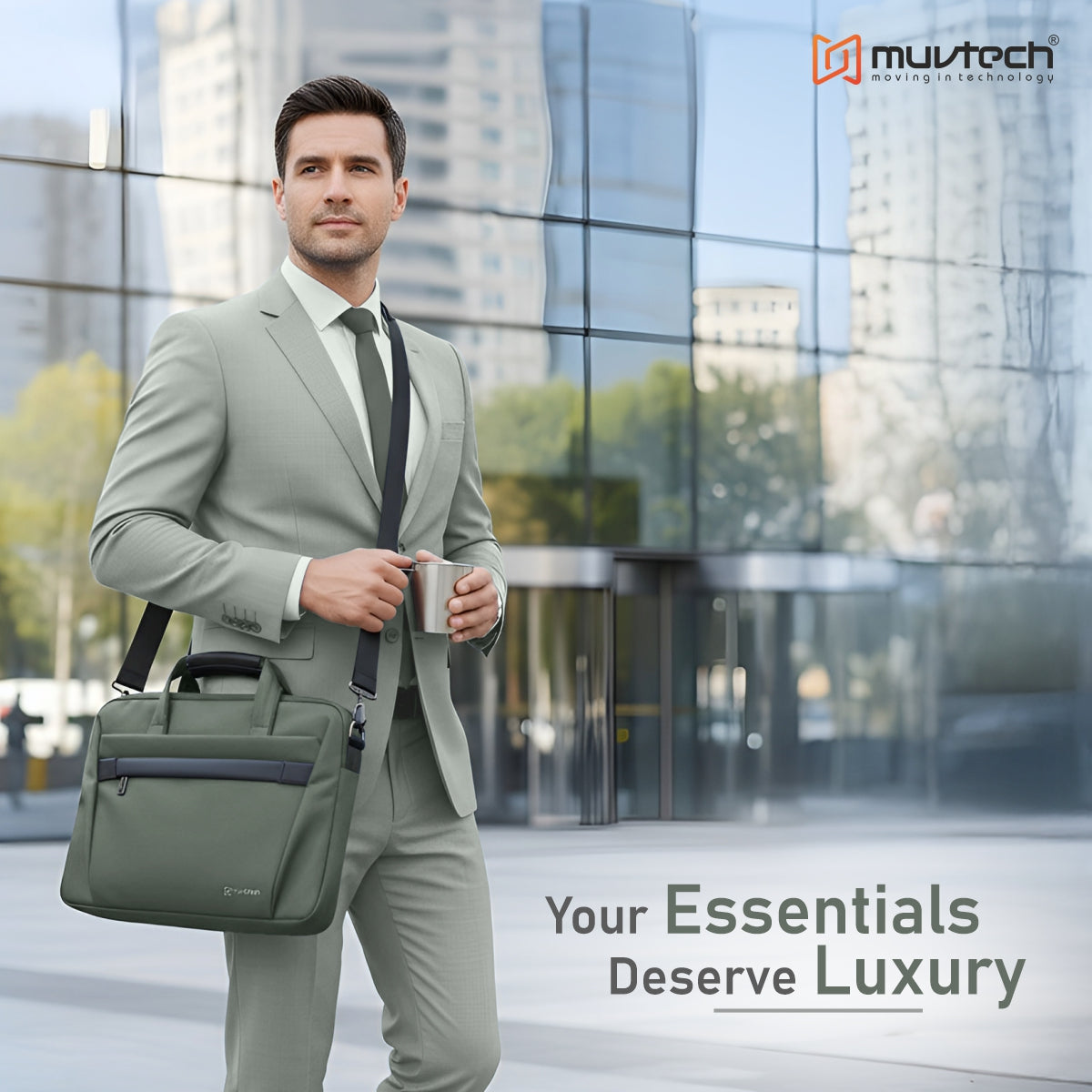 Muvtech Ruvo Laptop Bag for Laptops Up to 14 inches