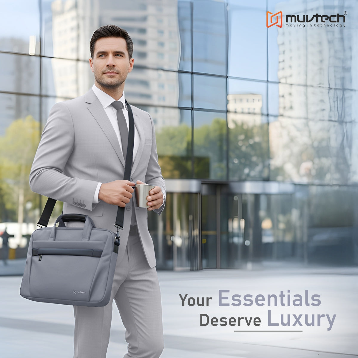 Muvtech Ruvo Laptop Bag for Laptops Up to 14 inches