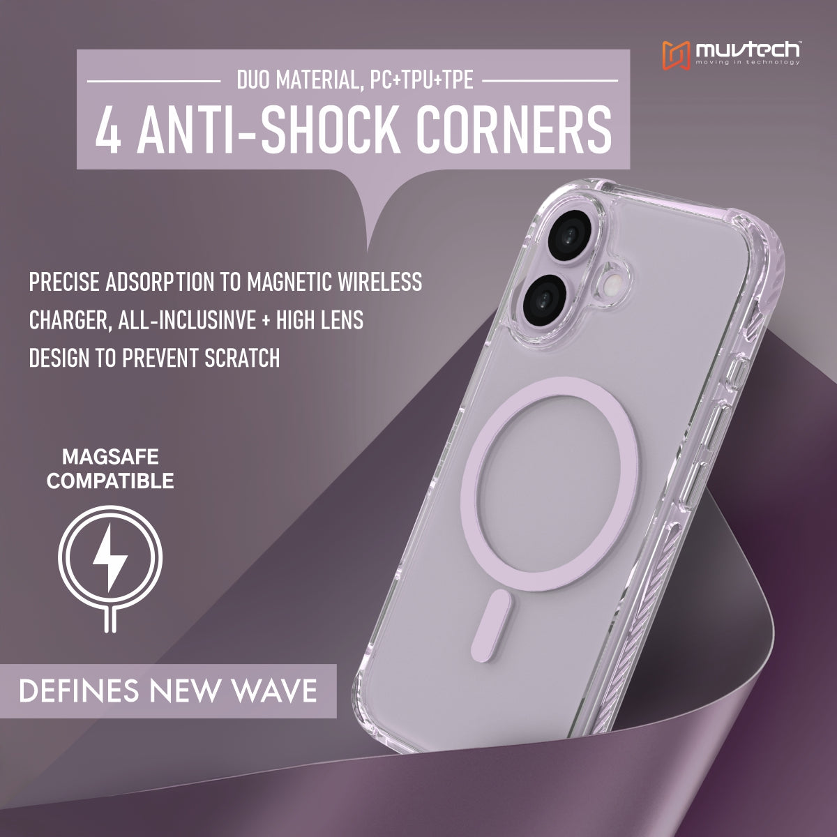 Sheild Case for iPhone 17 Anti-shock Case With Raised Corners for Protection