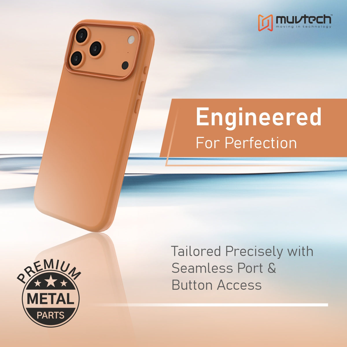 Capri Case for iPhone 17 Pro / Pro Max  Liquid Silicone Case with Metal Camera Ring and Buttons