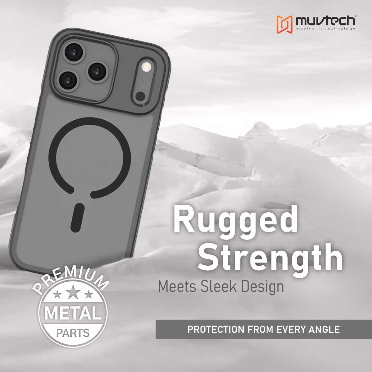 Defense Case for iPhone 17 Pro/Pro Max  Anti-shock Case with Airbags on all Corners For Ultimate Protection