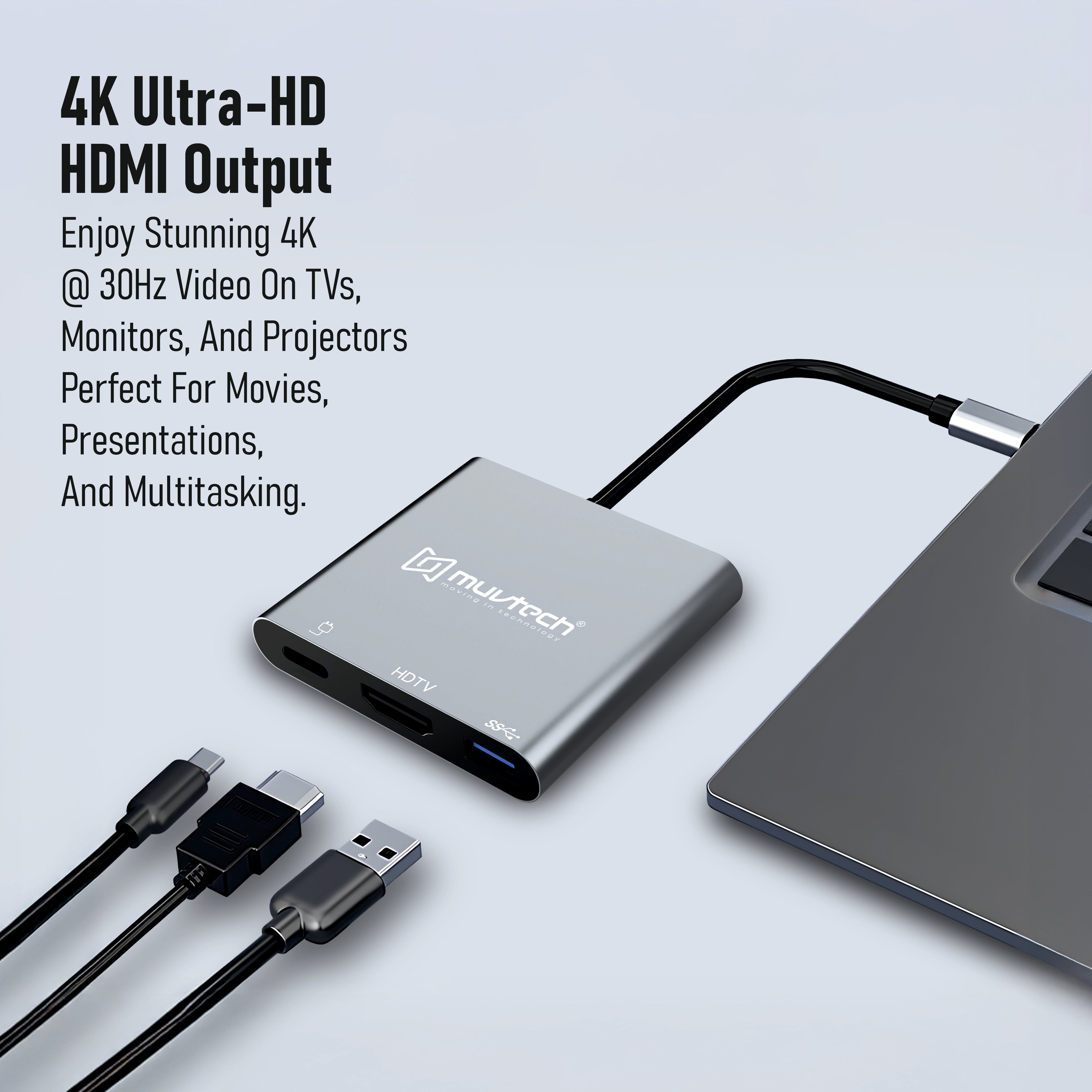SteamHUB X3 3-in-1 USB C Hub