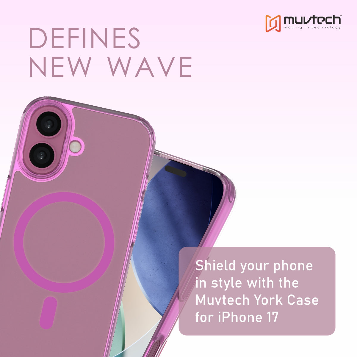 York Case for iPhone 17 Protective Case with Camera Protection Bump