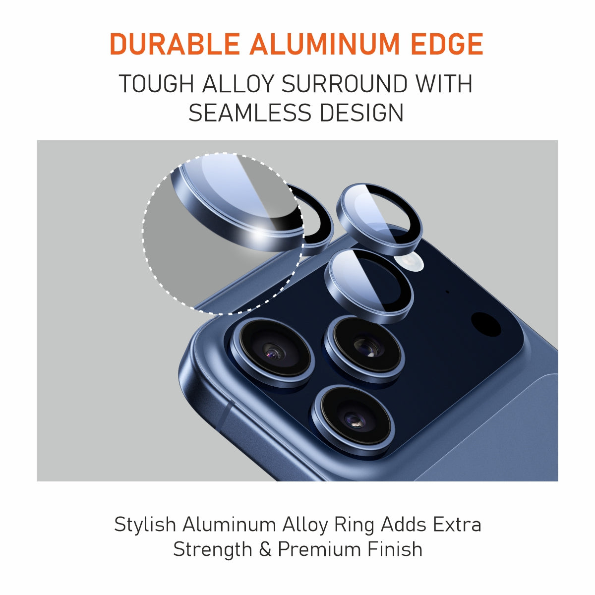 Muvtech iPhone 17 Pro & Pro Max Camera Lens Protector