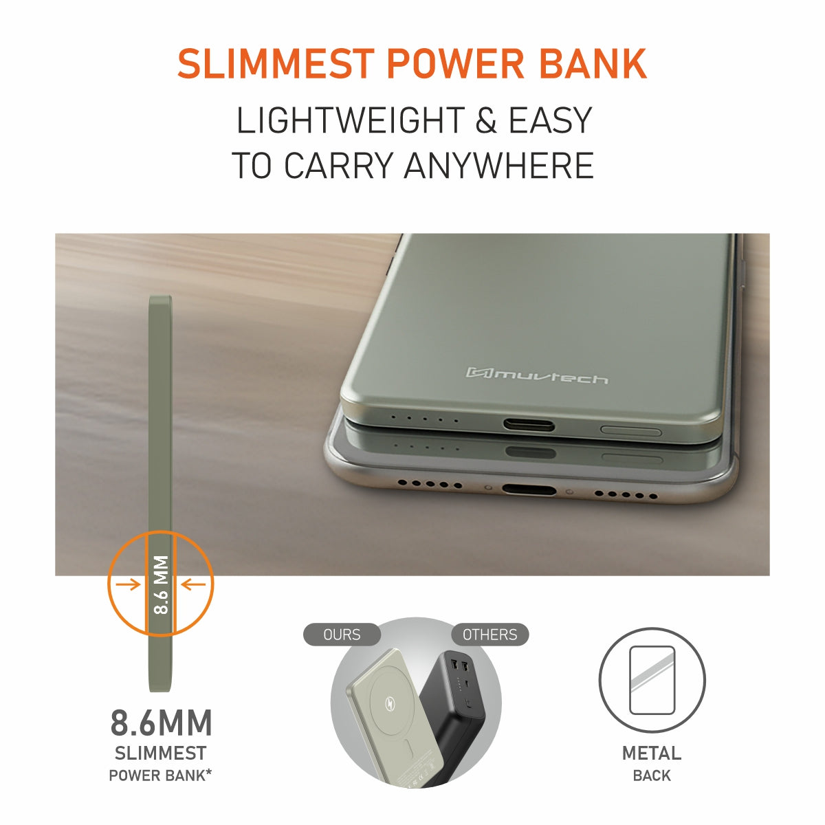 AEROSLIM 5000mAh Power Bank