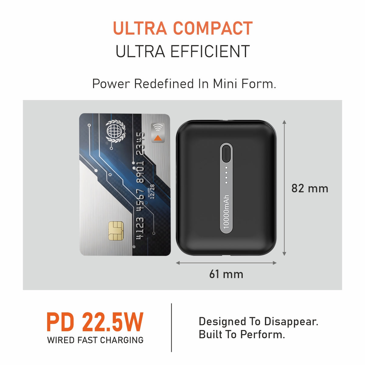 Zip 10- 10000mAh Fast Charging Power Bank