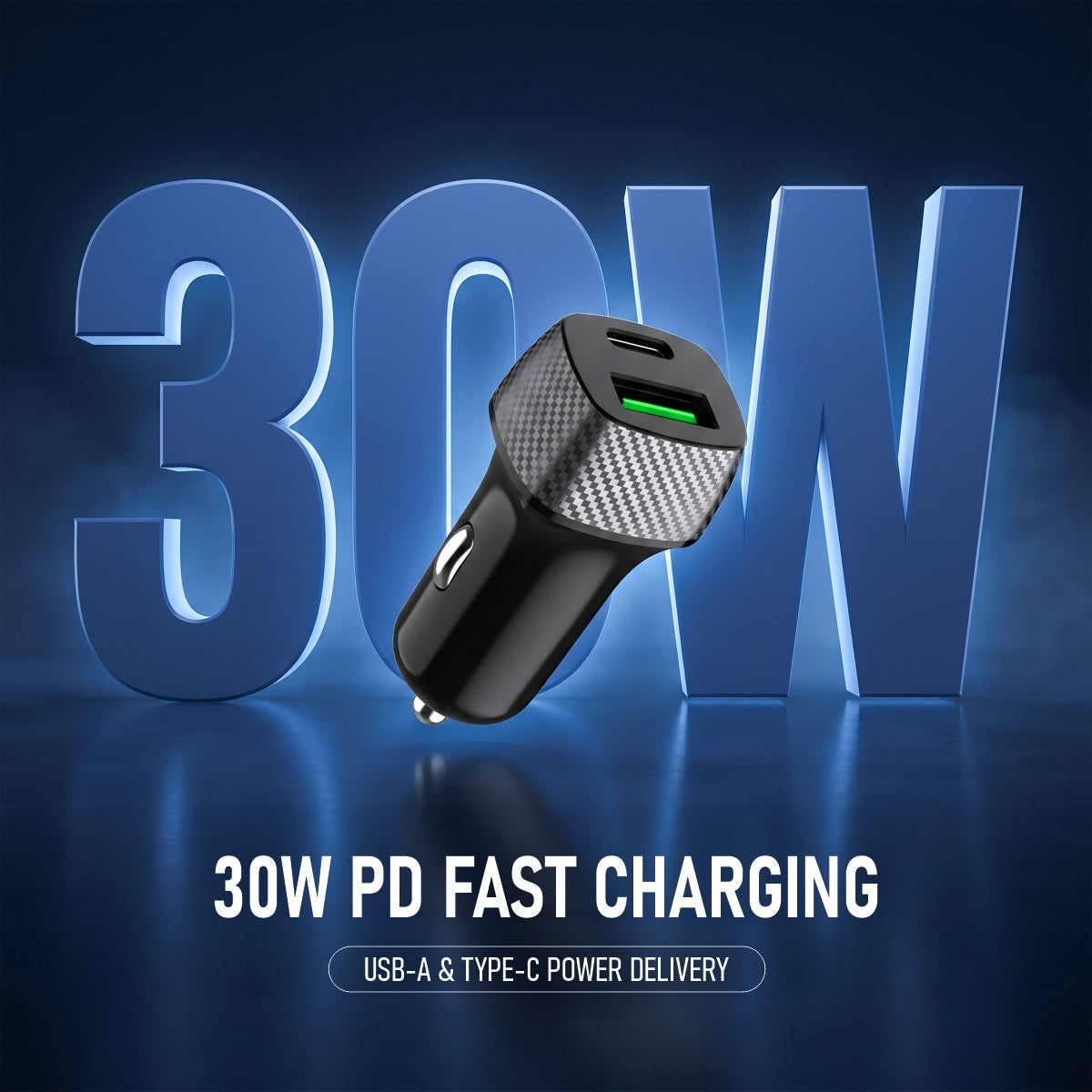 30W Bullet Car Charger