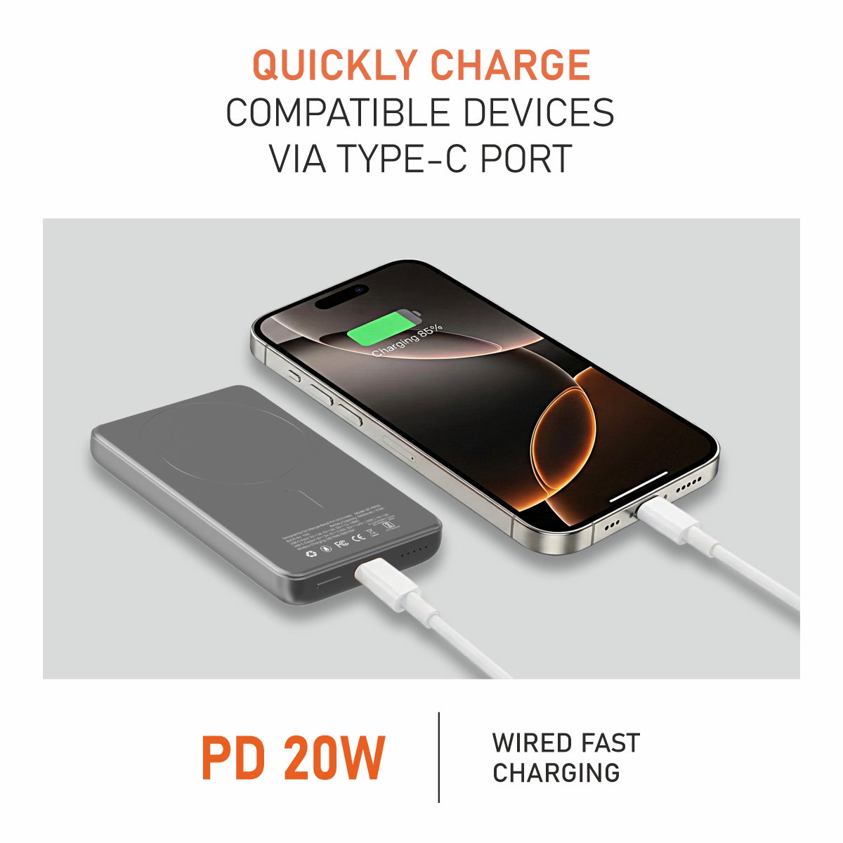 Slim II, 10000 mAh Power Bank