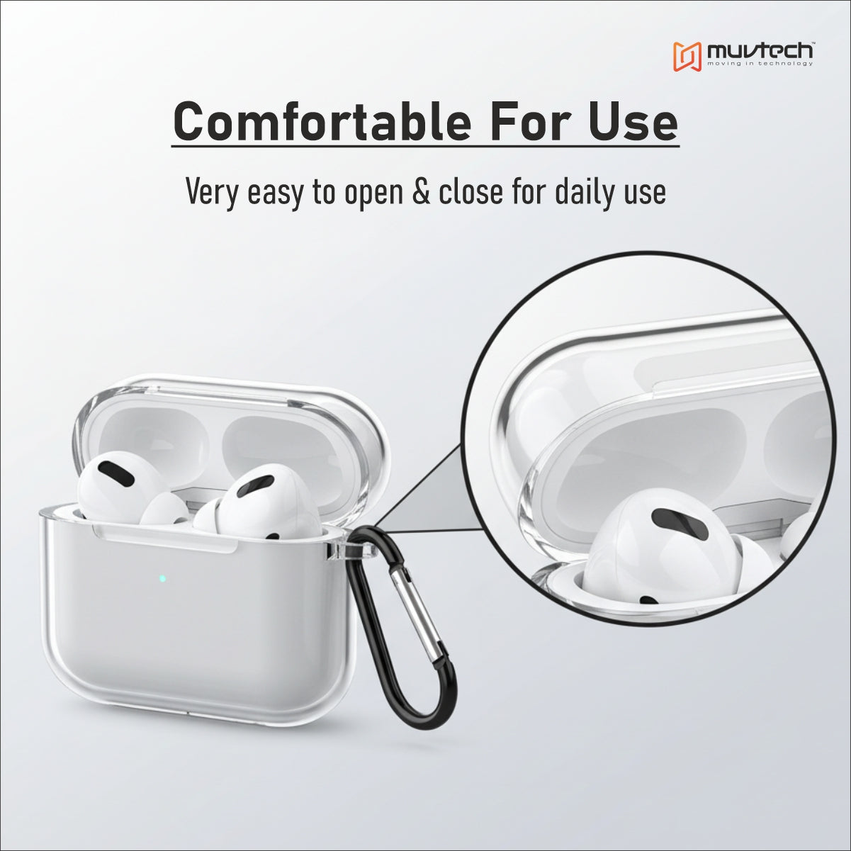 Crystal Case for AirPods Pro 3.