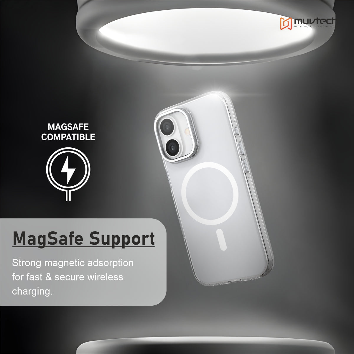 Clario X Anti Yellow Case for iPhone 17 Series with Stand