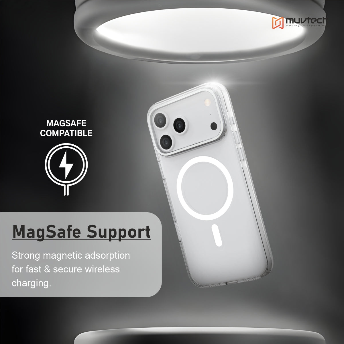 Clario X Anti Yellow Case for iPhone 17 Series with Stand