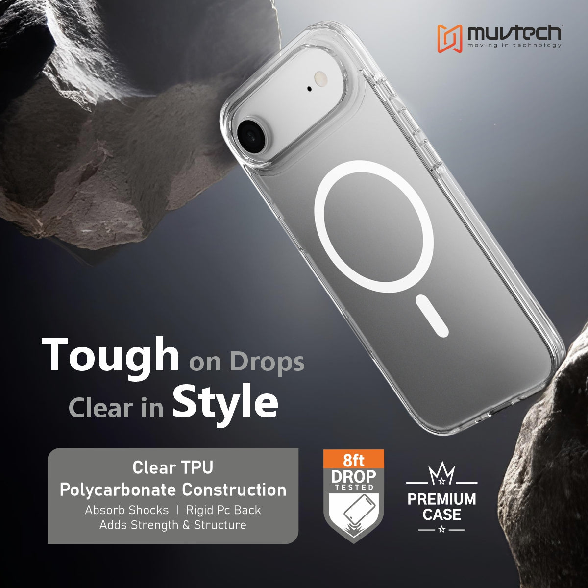 Armour Combo Kit (3 in 1) – 360° Full Protection Case with 9H Tempered Glass & Camera lens | MagSafe Compatible | Designed for iPhone Air