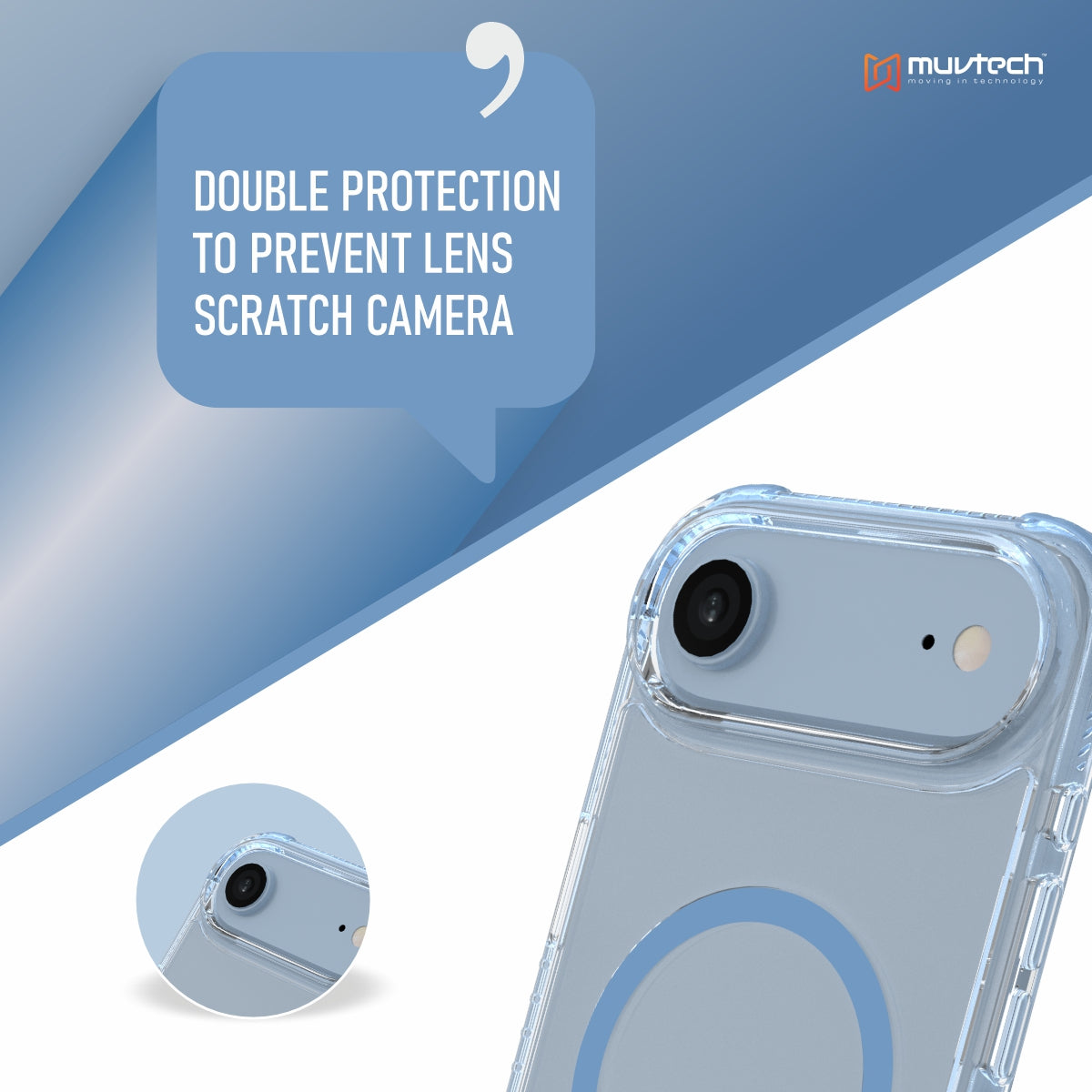 Sheild Case for iPhone 17 Air, Anti-shock Case With Raised Corners for Protection