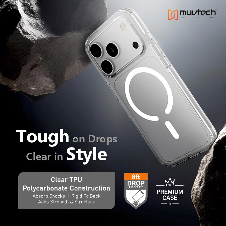 Armour Combo Kit (3 in 1) – 360° Full Protection Case with 9H Tempered Glass & Camera lens | MagSafe Compatible | Designed for iPhone 17 Pro/Pro Max