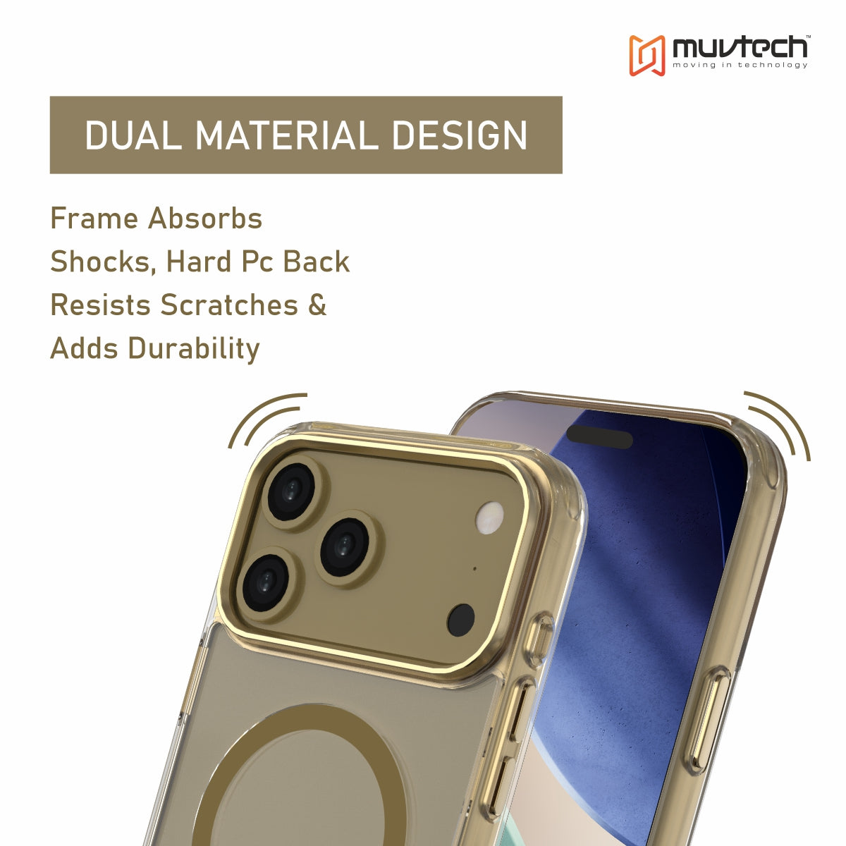 York Case for iPhone 17 Pro / Pro Max Protective Case with Camera Protection Bump