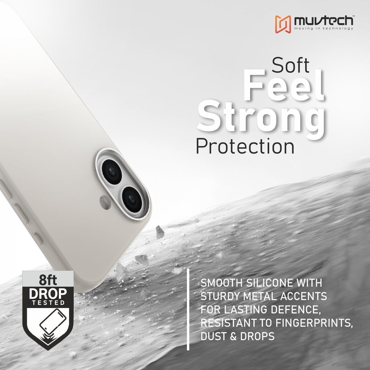 Capri Case for iPhone 17 Liquid Silicone Case with Metal Camera Ring and Buttons