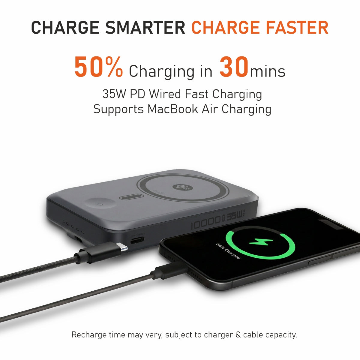 Qi2 Certified TURBOBRIC 10000mAh Power Bank