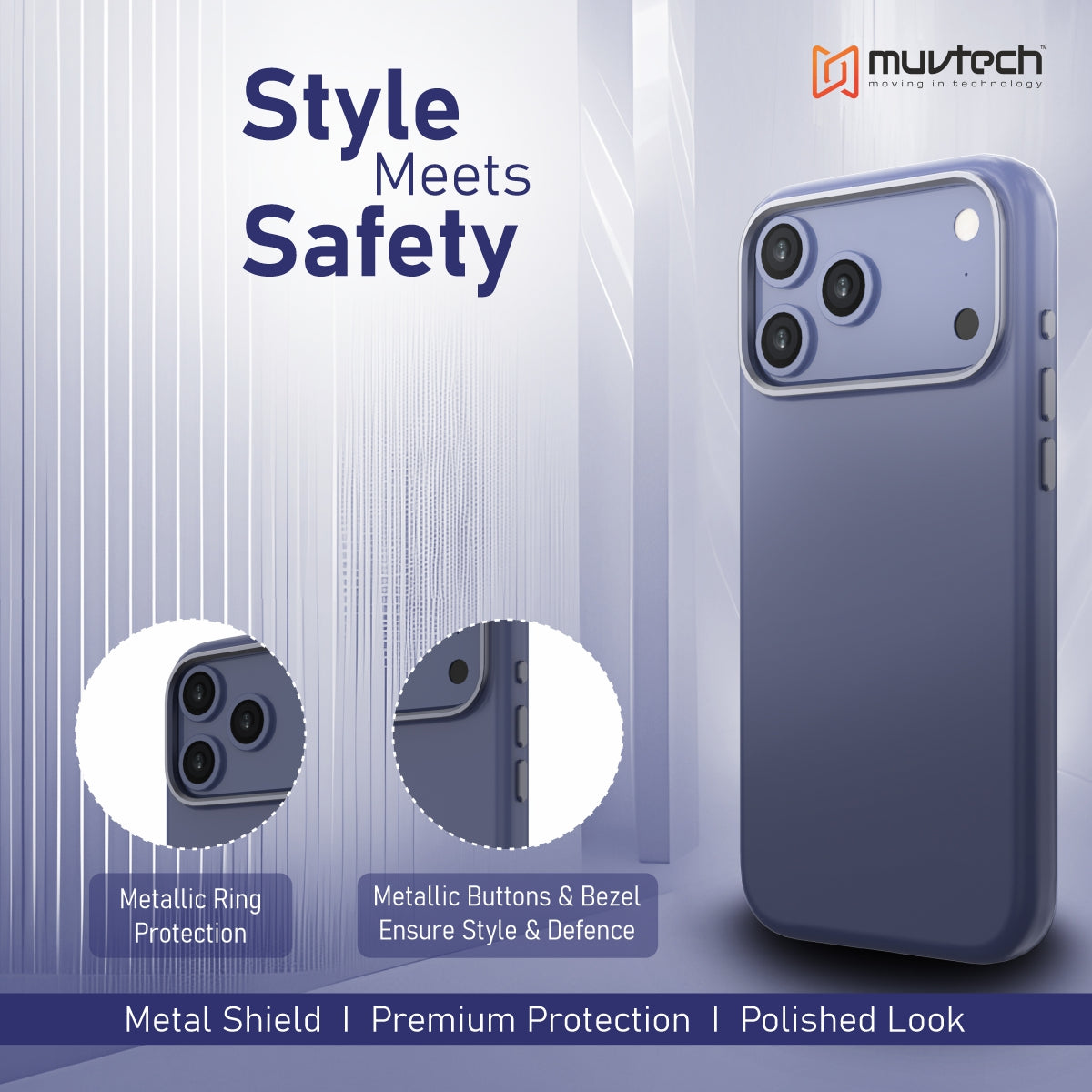 Capri Case for iPhone 17 Pro / Pro Max  Liquid Silicone Case with Metal Camera Ring and Buttons