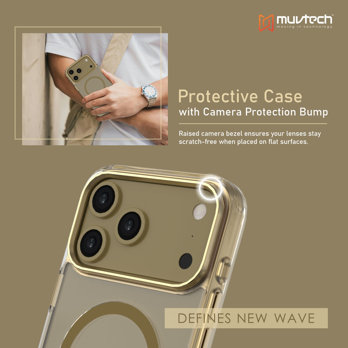 York Case for iPhone 17 Pro / Pro Max Protective Case with Camera Protection Bump