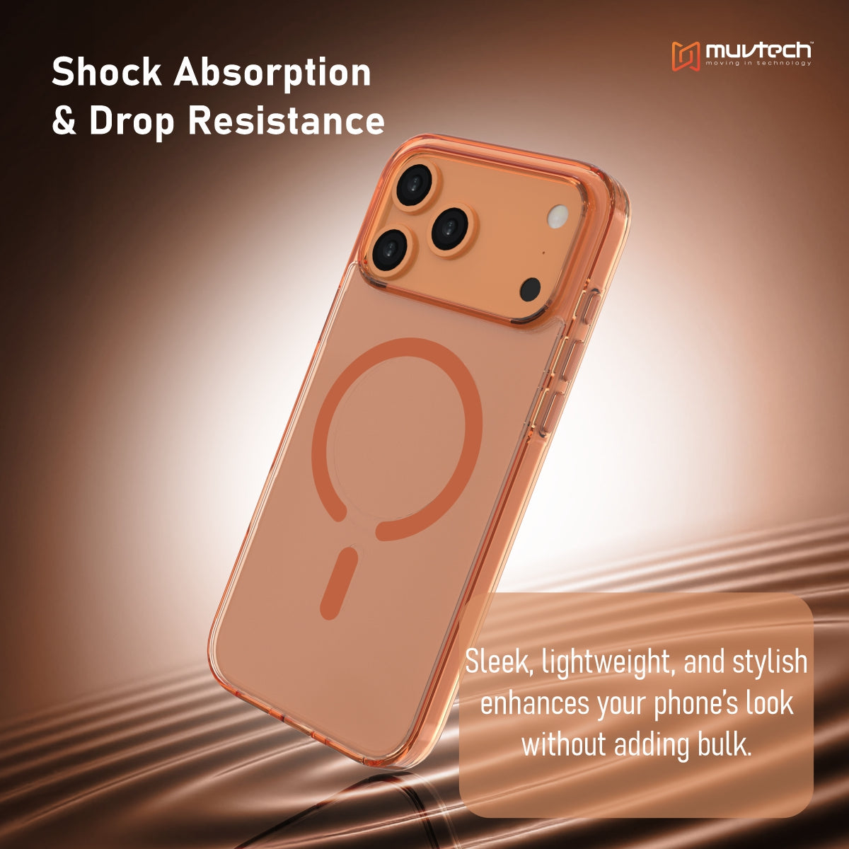 Plyo Case for iPhone 17 Pro/Pro Max Transparent With Coloured Sides Hybrid case, Anti-Yellow Case