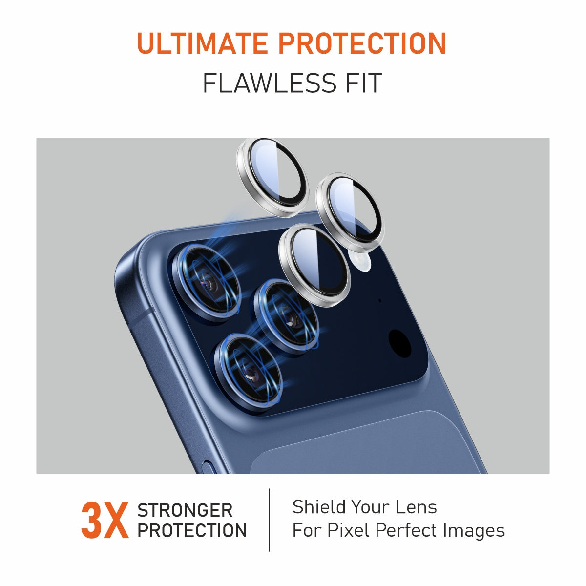 Muvtech iPhone 17 Pro & Pro Max Camera Lens Protector