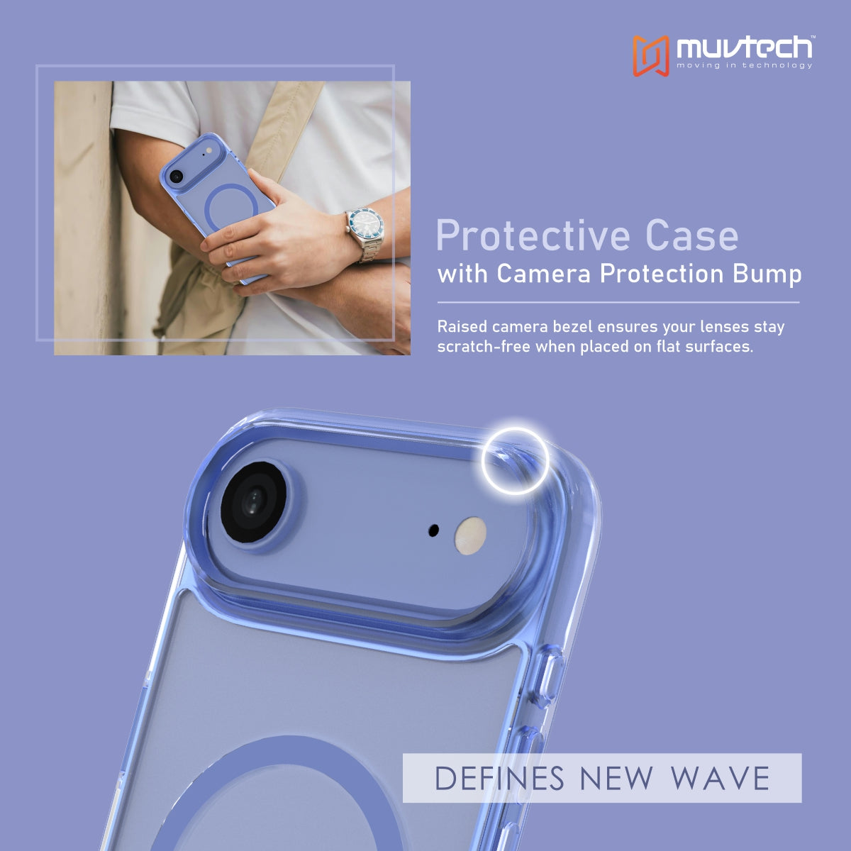 York Case for iPhone 17 Air Protective Case with Camera Protection Bump