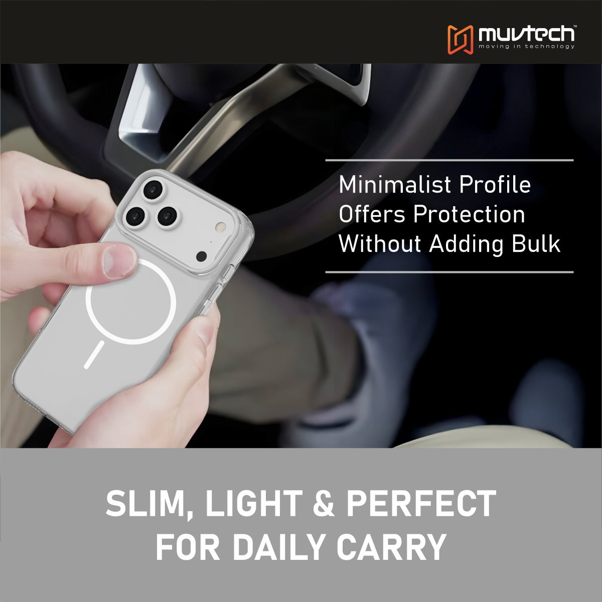 Crystal Halo Case for iPhone 17 Pro / Pro Max Slim Case with Camera Protection Bump, Anti-Yellow Case