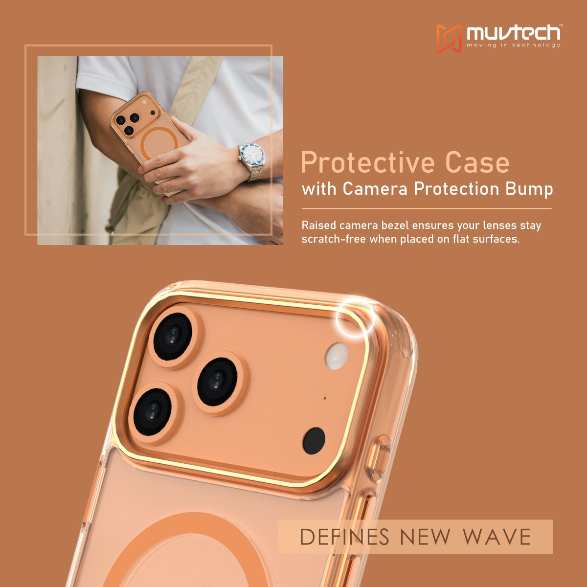 York Case for iPhone 17 Pro / Pro Max Protective Case with Camera Protection Bump