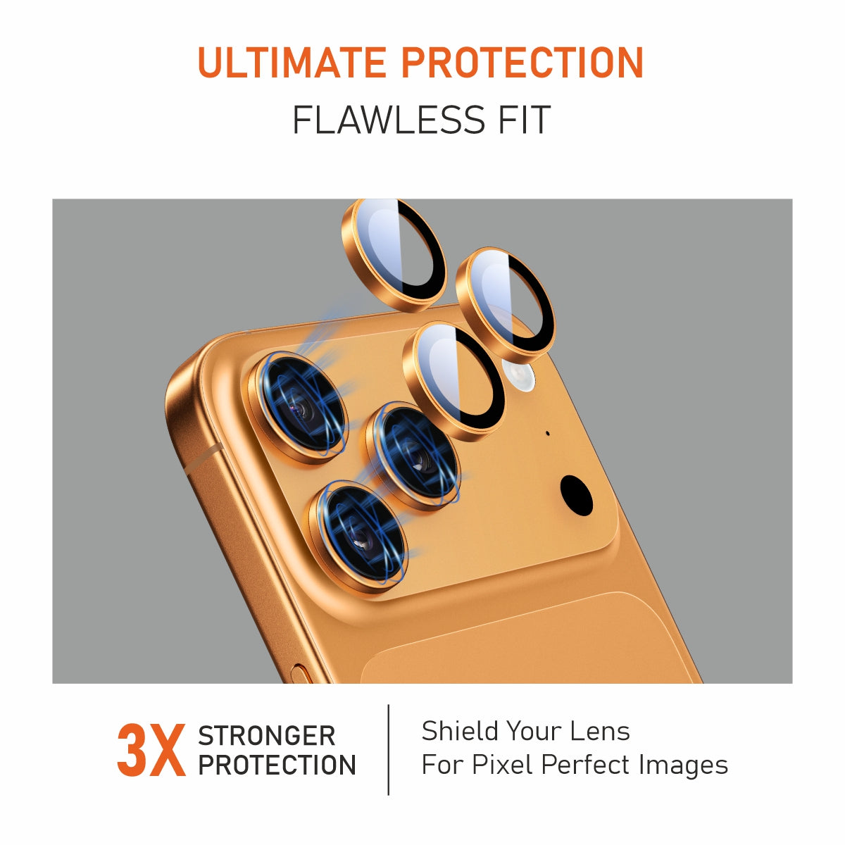 Muvtech iPhone 17 Pro & Pro Max Camera Lens Protector