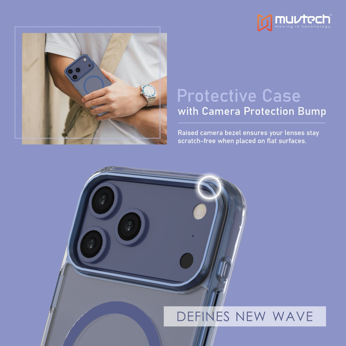 York Case for iPhone 17 Pro / Pro Max Protective Case with Camera Protection Bump