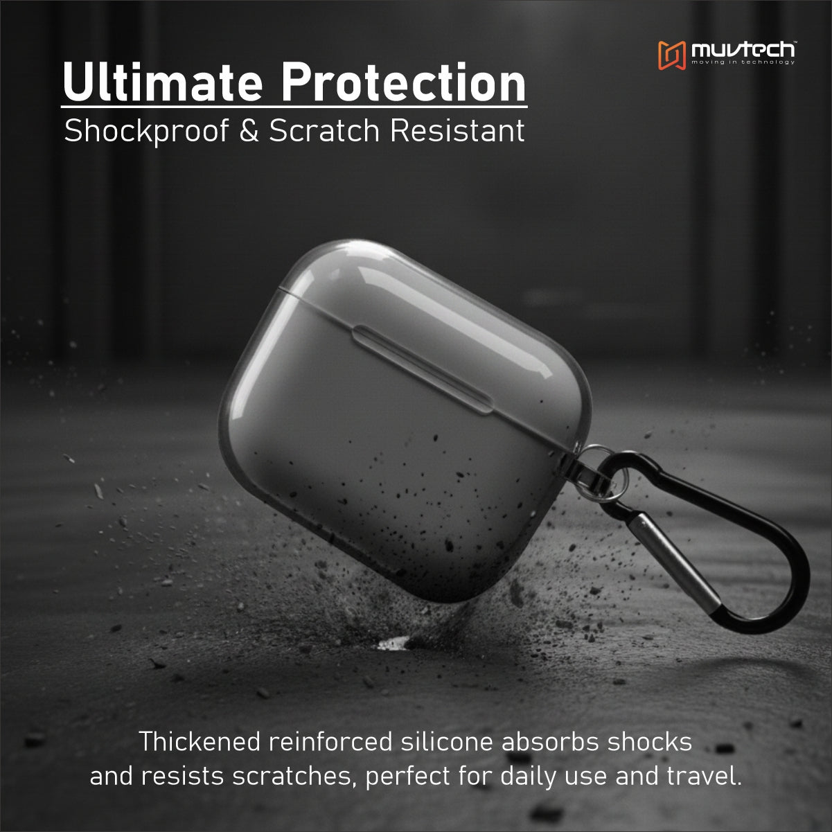 Crystal Case for AirPods Pro 3.