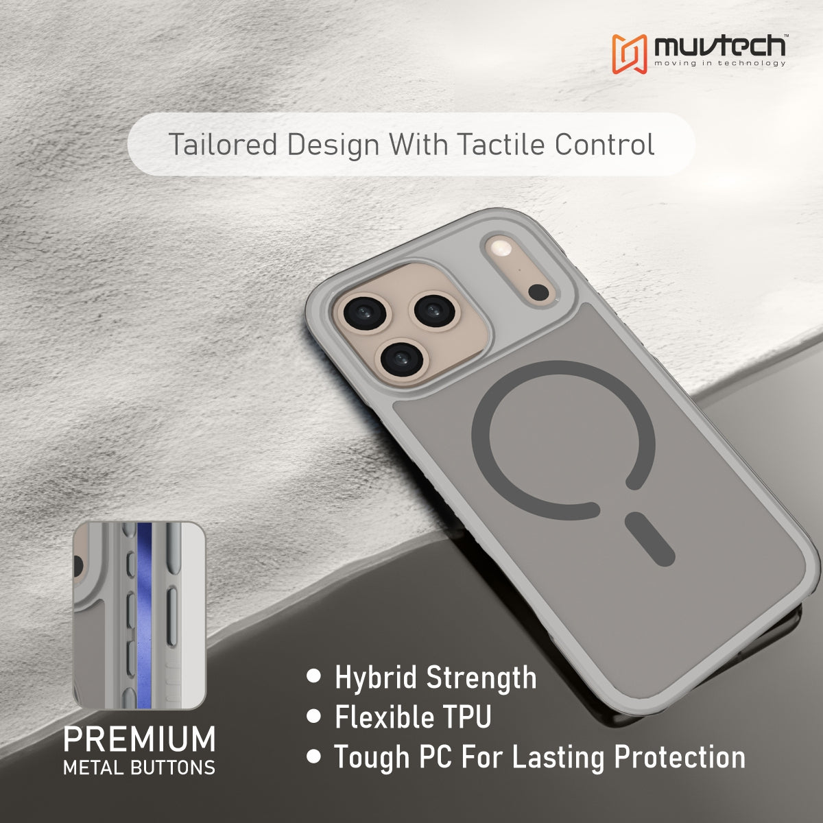 Defense Case for iPhone 17 Pro/Pro Max  Anti-shock Case with Airbags on all Corners For Ultimate Protection