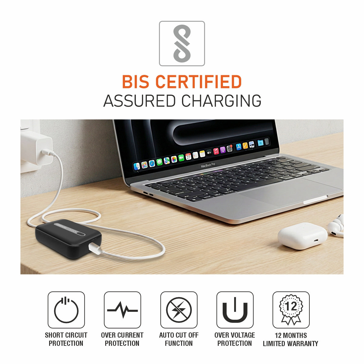 Zip 10- 10000mAh Fast Charging Power Bank