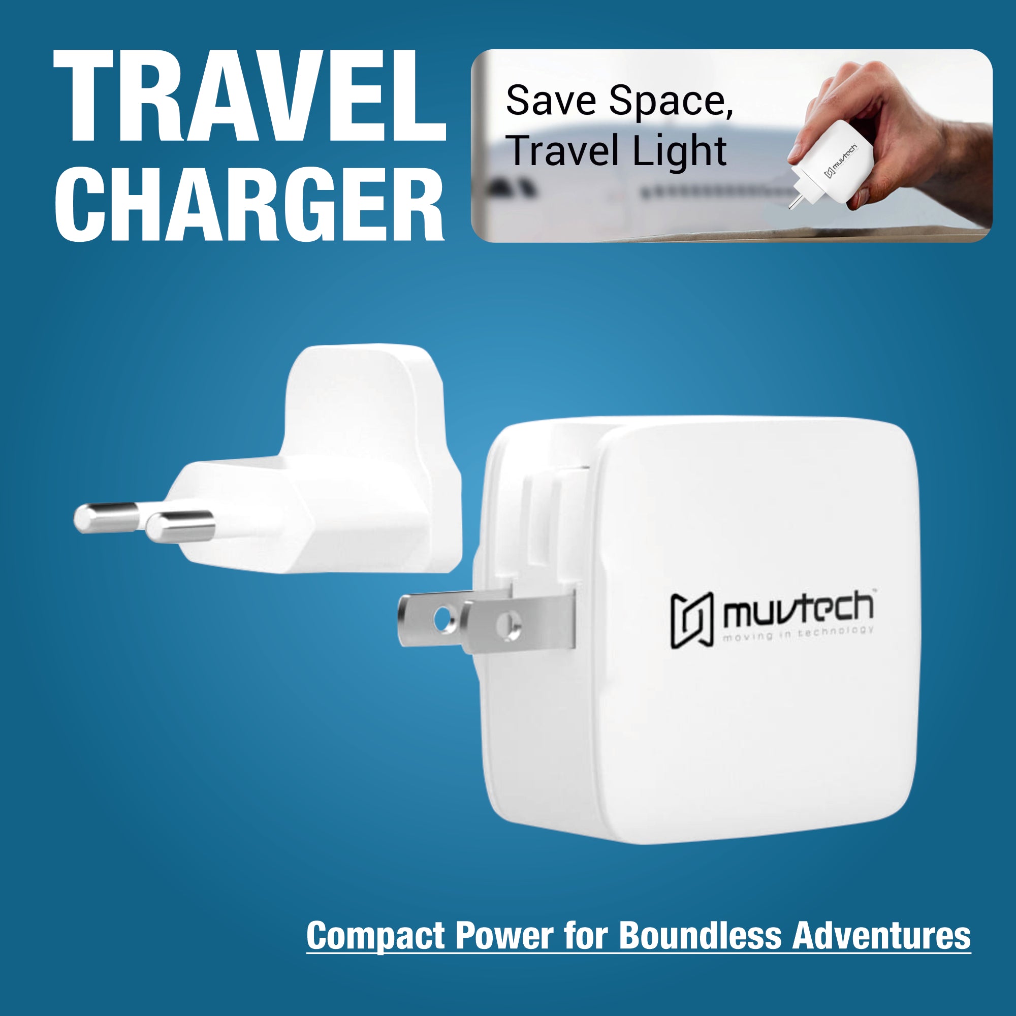 67W Triple Port Laptop Charger & Power Adapter (2 Type-C + USB-A) – Fast Charging for Laptops & Devices