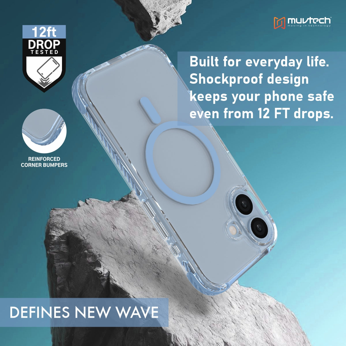 Sheild Case for iPhone 17 Anti-shock Case With Raised Corners for Protection