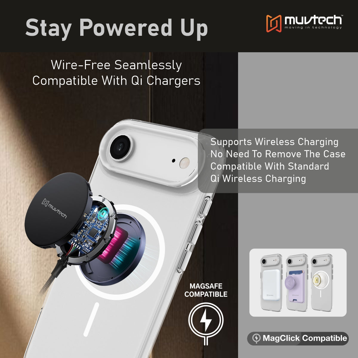 Crystal Halo Case for iPhone 17 Air, Slim Case with Camera Protection Bump, Anti-Yellow Case